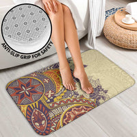 Polynesia Bathroom Set Hibiscus Hawaiian Tribal Tattoo Retro Tan LT9 - Polynesian Pride