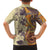 Polynesia Hawaiian Shirt Hibiscus and Hawaiian Tribal Tattoo Retro Style Tan Color LT9 - Polynesian Pride