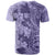 Polynesia T Shirt Hibiscus and Hawaiian Tribal Tattoo Retro Style Violet Color LT9 - Polynesian Pride