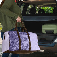 Polynesia Travel Bag Hibiscus Hawaiian Tribal Tattoo Retro Violet LT9 - Polynesian Pride