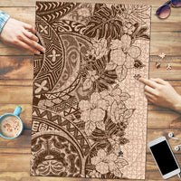 Polynesia Puzzle Hibiscus Hawaiian Tribal Tattoo Retro Pink Pastel LT9 Pink Pastel - Polynesian Pride