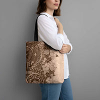 Polynesia Tote Bag Hibiscus Hawaiian Tribal Tattoo Retro Pink Pastel LT9 - Polynesian Pride