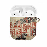 Hawaii Beige Version AirPods Case Aloha Tribal Pattern LT9 Beige - Polynesian Pride