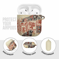 Hawaii Beige Version AirPods Case Aloha Tribal Pattern LT9 - Polynesian Pride