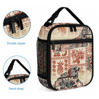 Hawaii Lunch Bag Aloha Tribal Pattern Beige Version LT9 - Polynesian Pride