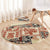 Hawaii Round Carpet Aloha Tribal Pattern Beige Version LT9 - Polynesian Pride