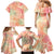 Hawaii Family Matching Mermaid Dress and Hawaiian Shirt Aloha Tribal Pattern Sweat Pink Ombre LT9 - Polynesian Pride