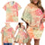 Hawaii Family Matching Off Shoulder Short Dress and Hawaiian Shirt Aloha Tribal Pattern Sweat Pink Ombre LT9 - Polynesian Pride