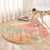 Hawaii Round Carpet Aloha Tribal Pattern Sweat Pink Ombre LT9 - Polynesian Pride