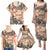 Aloha Hawaii Christmas Family Matching Puletasi Dress and Hawaiian Shirt Mele Kalikimaka Tapa Tribal Retro Style LT9 - Polynesian Pride