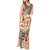 Aloha Hawaii Christmas Tank Maxi Dress Mele Kalikimaka Tapa Tribal Retro Style LT9 - Polynesian Pride