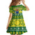 Cook Islands Christmas Family Matching Puletasi Dress and Hawaiian Shirt Santa Beach Meri Kiritimiti LT9 - Polynesian Pride