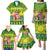 Cook Islands Christmas Family Matching Puletasi Dress and Hawaiian Shirt Santa Beach Meri Kiritimiti LT9 - Polynesian Pride