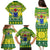 Cook Islands Christmas Family Matching Puletasi Dress and Hawaiian Shirt Santa Beach Meri Kiritimiti LT9 - Polynesian Pride