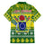 Cook Islands Christmas Family Matching Puletasi Dress and Hawaiian Shirt Santa Beach Meri Kiritimiti LT9 - Polynesian Pride