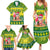 Cook Islands Christmas Family Matching Summer Maxi Dress and Hawaiian Shirt Santa Beach Meri Kiritimiti LT9 - Polynesian Pride