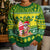 Cook Islands Christmas Kid Ugly Christmas Sweater Santa Beach Meri Kiritimiti LT9 - Polynesian Pride