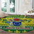 Cook Islands Christmas Round Carpet Santa Beach Meri Kiritimiti LT9 - Polynesian Pride