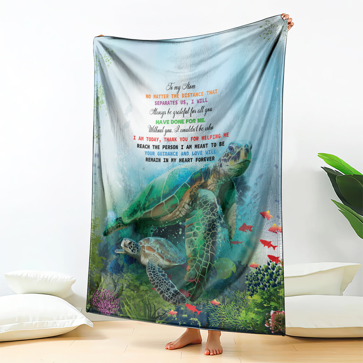 Polynesia Mother's Day Blanket Magnificent Sea Turtle Of Love and Gratitude LT9 - Polynesian Pride