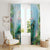 Polynesia Mother's Day Window Curtain Magnificent Sea Turtle Of Love and Gratitude