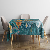 Sea Turtle In The Ocean Tablecloth with Polynesian Pattern Arty Style LT9 - Polynesian Pride