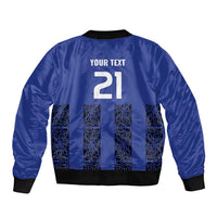 Custom Oceania Football NZ Auckland Bomber Jacket Maori Tribal Pattern LT9 - Polynesian Pride