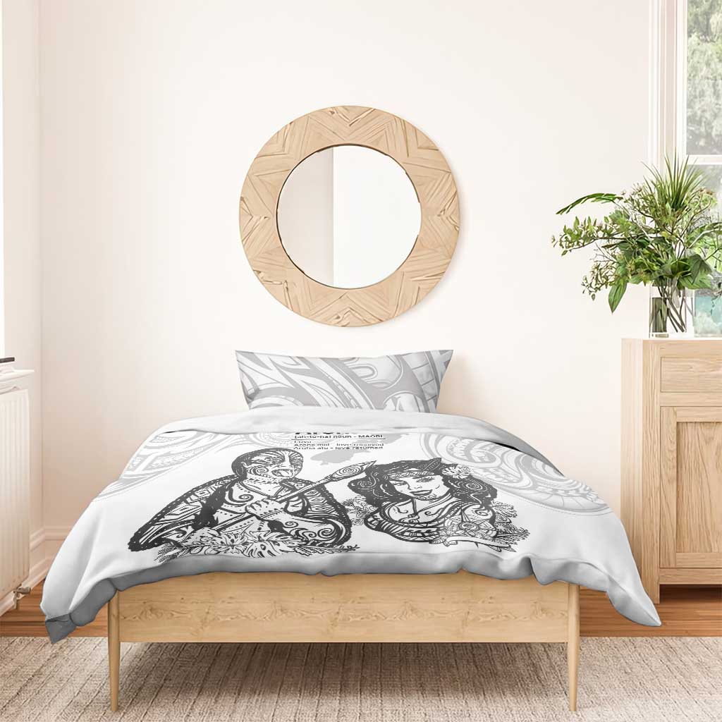 Aroha Maori Language Bedding Set Te Reo Maori Inspired Art LT9 - Polynesian Pride
