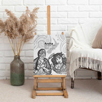 Aroha Maori Language Canvas Wall Art Te Reo Maori Inspired Art LT9 - Polynesian Pride