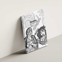 Aroha Maori Language Canvas Wall Art Te Reo Maori Inspired Art LT9 - Polynesian Pride
