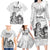 Aroha Maori Language Family Matching Long Sleeve Bodycon Dress and Hawaiian Shirt Te Reo Maori Inspired Art