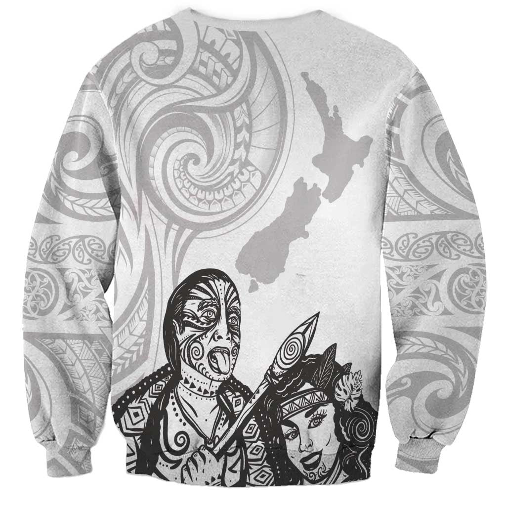 Aroha Maori Language Sweatshirt Te Reo Maori Inspired Art LT9 - Polynesian Pride