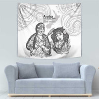 Aroha Maori Language Tapestry Te Reo Maori Inspired Art LT9 - Polynesian Pride