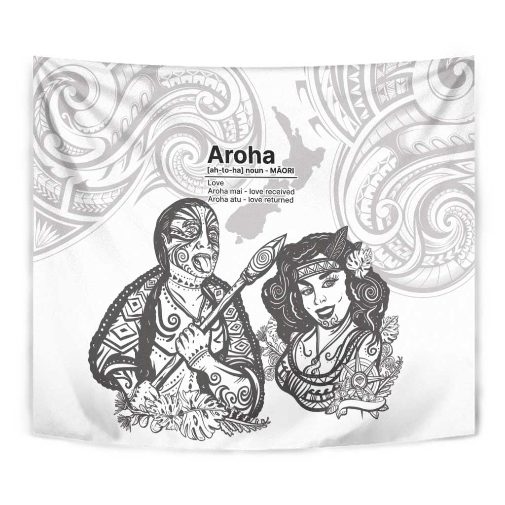 Aroha Maori Language Tapestry Te Reo Maori Inspired Art LT9 - Polynesian Pride