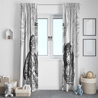 Aroha Maori Language Window Curtain Te Reo Maori Inspired Art LT9 - Polynesian Pride