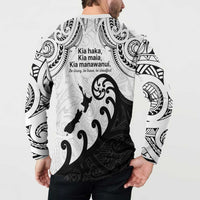 Kia Haka Maori language Button Sweatshirt Te Reo Maori Inspired Art LT9 - Polynesian Pride