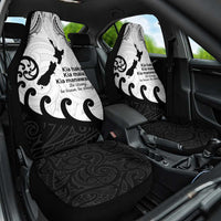 Kia Haka Maori language Car Seat Cover Te Reo Maori Inspired Art LT9 One Size white - Polynesian Pride