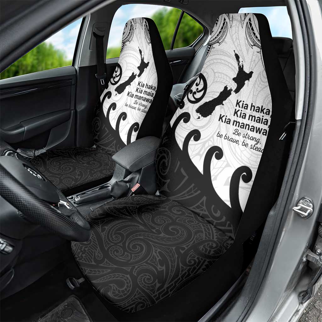 Kia Haka Maori language Car Seat Cover Te Reo Maori Inspired Art LT9 - Polynesian Pride