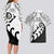 Kia Haka Maori language Couples Matching Long Sleeve Bodycon Dress and Hawaiian Shirt Te Reo Maori Inspired Art