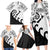 Kia Haka Maori language Family Matching Long Sleeve Bodycon Dress and Hawaiian Shirt Te Reo Maori Inspired Art