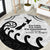 Kia Haka Maori language Round Carpet Te Reo Maori Inspired Art