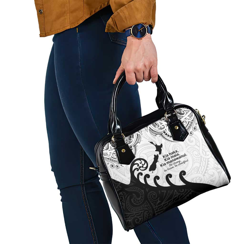 Kia Haka Maori language Shoulder Handbag Te Reo Maori Inspired Art LT9 - Polynesian Pride