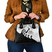 Kia Haka Maori language Shoulder Handbag Te Reo Maori Inspired Art LT9 - Polynesian Pride