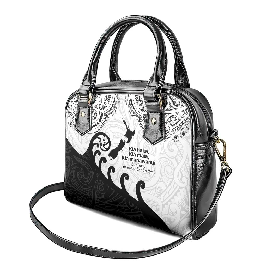 Kia Haka Maori language Shoulder Handbag Te Reo Maori Inspired Art LT9 - Polynesian Pride