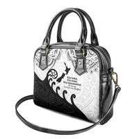 Kia Haka Maori language Shoulder Handbag Te Reo Maori Inspired Art LT9 - Polynesian Pride