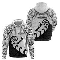Kia Haka Maori language Zip Hoodie Te Reo Maori Inspired Art LT9 - Polynesian Pride