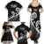 Kia Mau Ki To Ukaipo Family Matching Summer Maxi Dress and Hawaiian Shirt Te Reo Maori Koru Fern Art