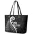 Kia Mau Ki To Ukaipo Leather Tote Bag Te Reo Maori Koru Fern Art