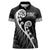 Kia Mau Ki To Ukaipo Women Polo Shirt Te Reo Maori Koru Fern Art