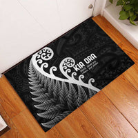 Kia Ora Maori Language Rubber Doormat Te Reo Maori Koru Fern Art LT9 - Polynesian Pride