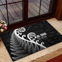 Kia Ora Maori Language Rubber Doormat Te Reo Maori Koru Fern Art LT9 - Polynesian Pride